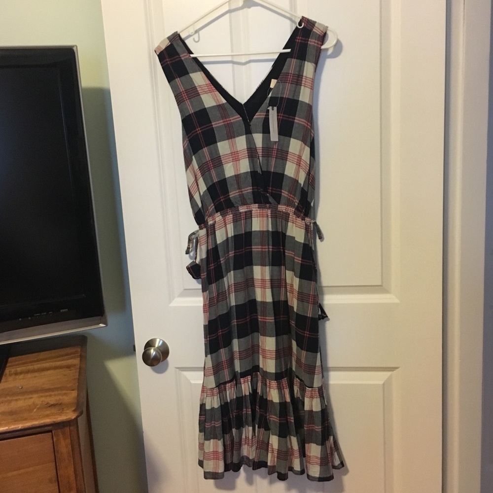 NWT Isabella Sinclair plaid dress, szS